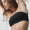 Airbrush Bandeau Sütyen - Siyah