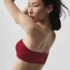 Airbrush Bandeau Sütyen - Summer Romance Red