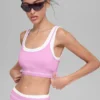 Airbrush Better Together Sütyen - Şeker Kalp Pembesi/Beyaz