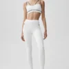 High-Waist Fast Track Legging - Beyaz/Siyah