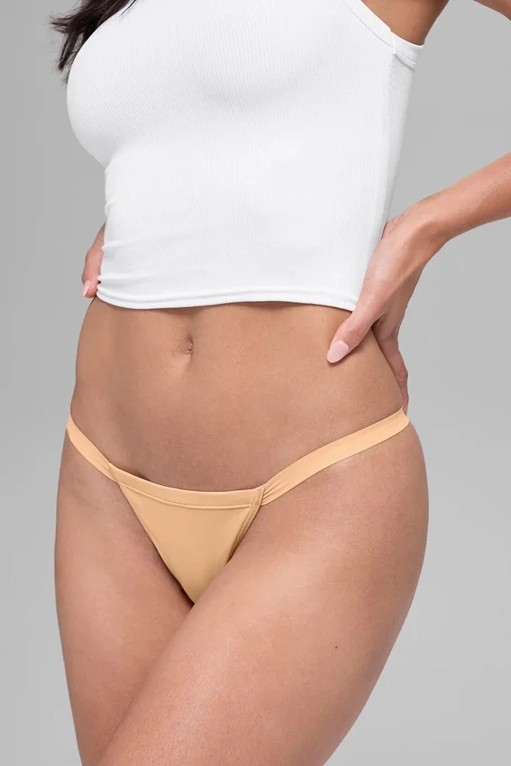 Airbrush Görünmez İpli Tanga - Şampanya
