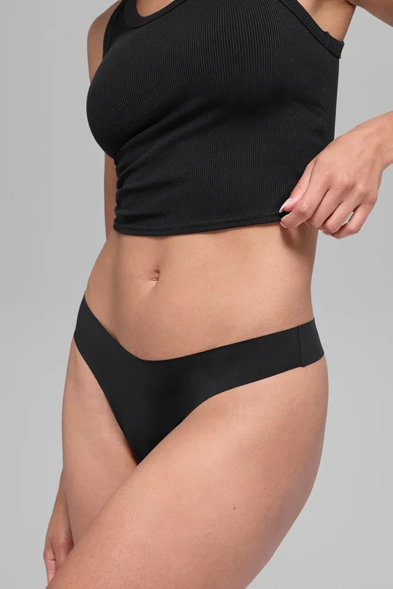 Airbrush Görünmez Tanga - Siyah