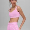 Airbrush Heart Throb Sütyen - Şeker Kalpli Pembe/Beyaz