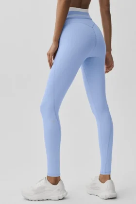 Airbrush High-Waist 7/8 Better Together Tayt – Açık Provence Mavisi/