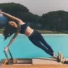Airbrush High-Waist 7/8 Better Together Tayt - Lacivert/Beyaz