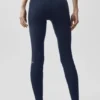 Airbrush High-Waist 7/8 Better Together Tayt - Lacivert/Beyaz