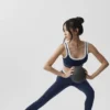 Airbrush High-Waist 7/8 Better Together Tayt - Lacivert/Beyaz
