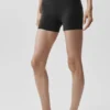 Airbrush High-Waist Better Together Şort - Siyah/Beyaz