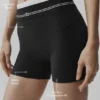 Airbrush High-Waist Better Together Şort - Siyah/Beyaz