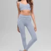Airbrush High-Waist Heart Throb Tayt - Winter Frost/Beyaz