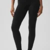 Airbrush High-Waist Highlight Goddess Legging - Siyah
