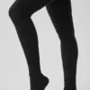 Airbrush High-Waist Highlight Goddess Legging - Siyah