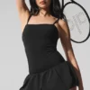 Airbrush Love Match Tenis Elbisesi - Siyah