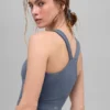 Airbrush Real Bra Tank - Bluestone