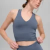 Airbrush Real Bra Tank - Bluestone