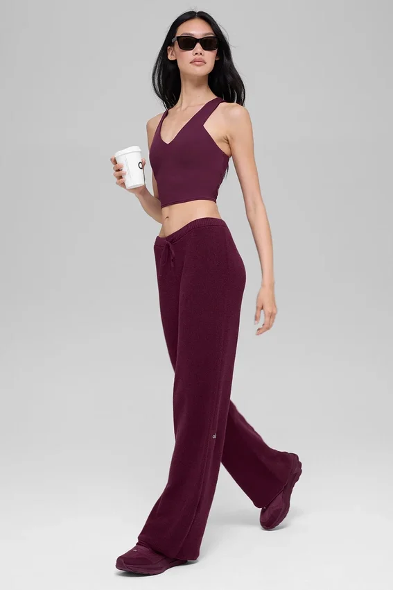 Airbrush Real Bra Tank - Bordo