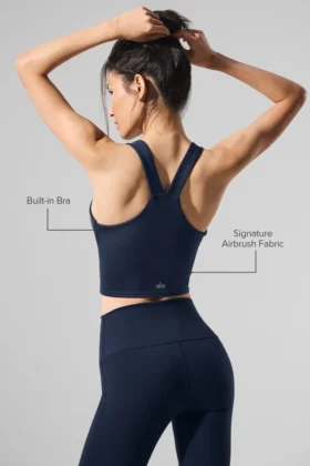 Airbrush Real Bra Tank – Lacivert