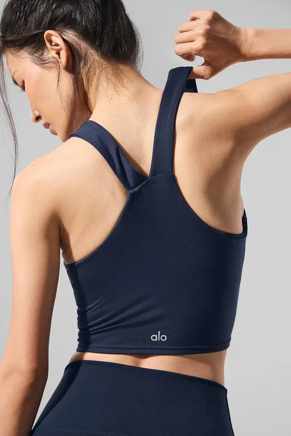 Airbrush Real Bra Tank - Lacivert
