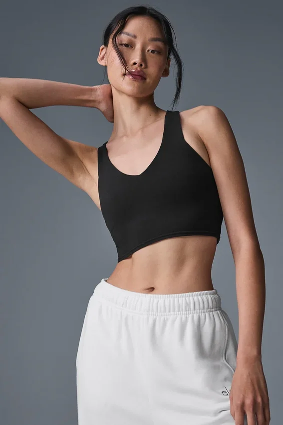 Airbrush Real Bra Tank - Siyah