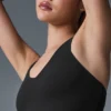 Airbrush Real Bra Tank - Siyah