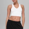 Airbrush Real Bra Tank Top - Beyaz
