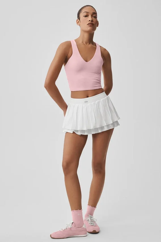 Airbrush Real Bra Tank - Vintage Pembe