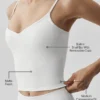 Airbrush Refined Sütyenli Tank Top - Beyaz