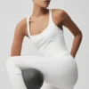 Airbrush Sparks Fly Korsajlı Tank Top - Beyaz