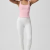 Airbrush Sparks Fly Korsajlı Tank Top - Vintage Pembe