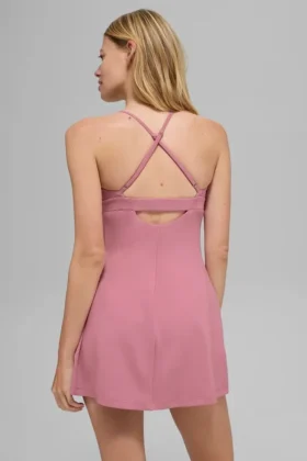 Airbrush Splendor Elbise – Pembe Yabani Gül