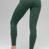 Airbrush Winter Warm High-Waist Nocturne Tayt - Clover Green
