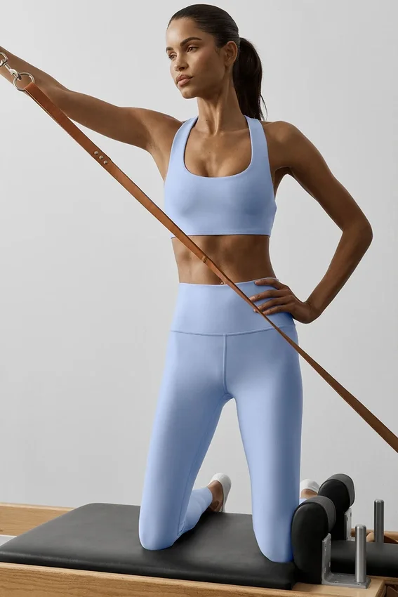 7/8 High-Waist Airlift Legging - Açık Provence Mavisi