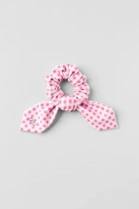 Airlift Gingham Rhythm Saç Lastiği – Cennet Pembesi Gingham