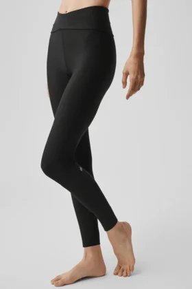 Airlift High-Waist 7/8 Horizon Tayt - Siyah