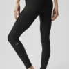 Airlift High-Waist 7/8 Horizon Tayt - Siyah