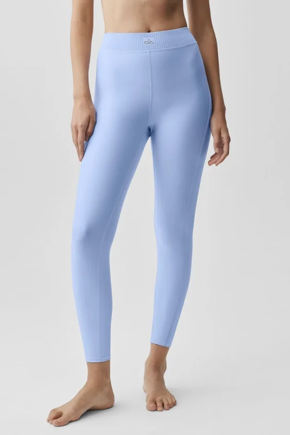 Airlift High-Waist 7/8 Line Up Tayt - Açık Provence Mavisi