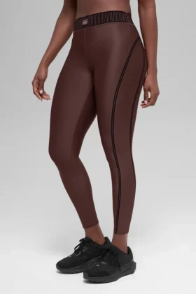Airlift High-Waist 7/8 Line Up Tayt - Brownstone
