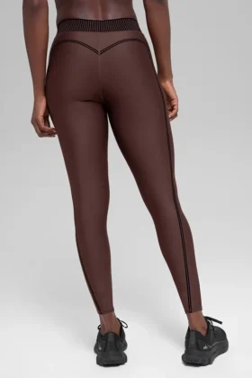 Airlift High-Waist 7/8 Line Up Tayt – Brownstone