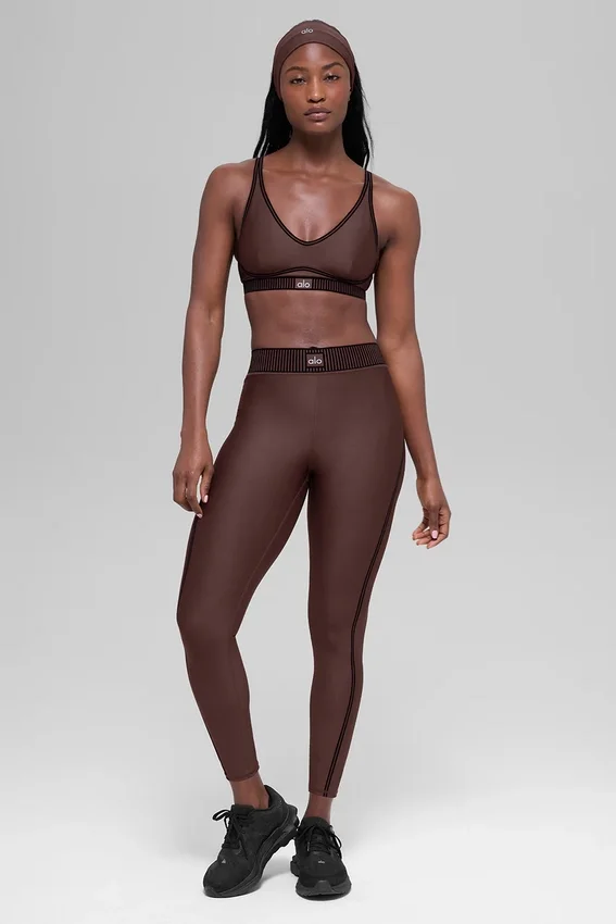 Airlift High-Waist 7/8 Line Up Tayt - Brownstone
