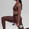 Airlift High-Waist 7/8 Line Up Tayt - Brownstone