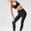 Airlift High-Waist 7/8 Line Up Tayt - Siyah