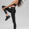 Airlift High-Waist 7/8 Rebel Tayt - Siyah