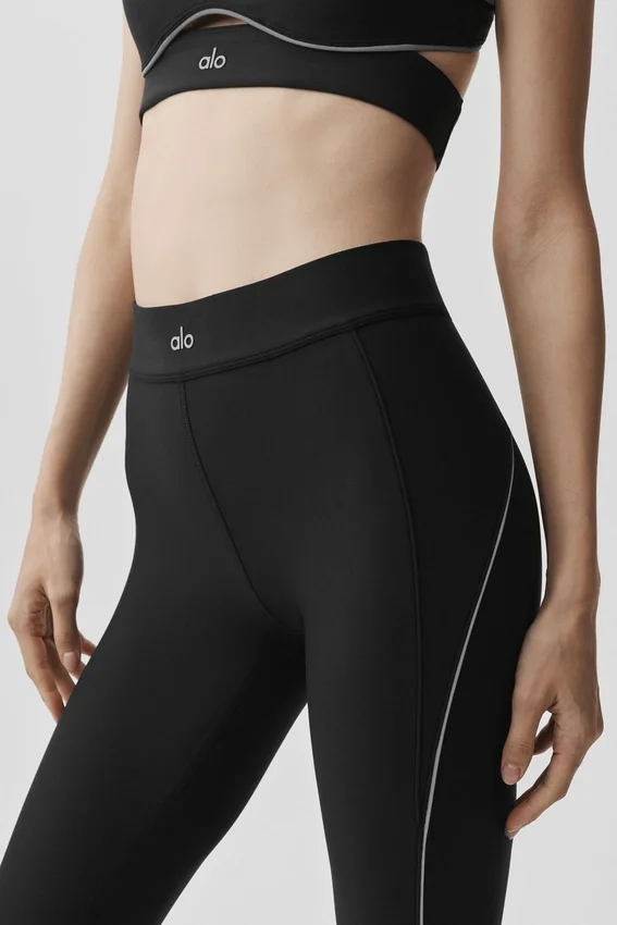 Airlift High-Waist 7/8 Speedwork Tayt - Siyah