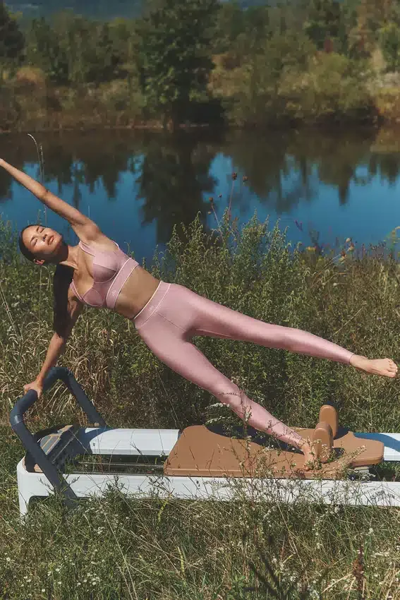 Airlift High-Waist Alignment Legging - Vintage Pembe/Beyaz
