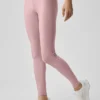 Airlift High-Waist Alignment Legging - Vintage Pembe/Beyaz