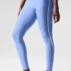 Airlift High-Waist Charger 7/8 Tayt - Kristal Berraklığında Mavi/Beyaz
