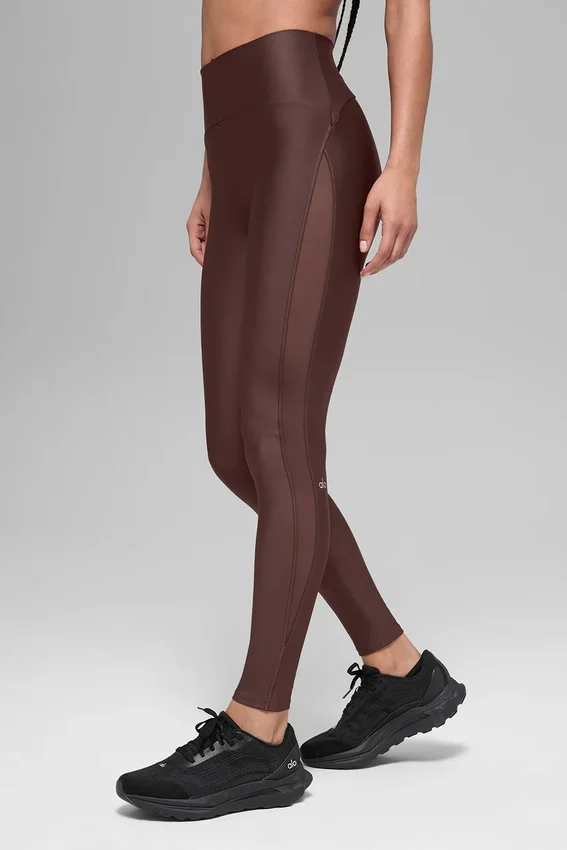 Airlift High-Waist File Infatuation Tayt - Brownstone