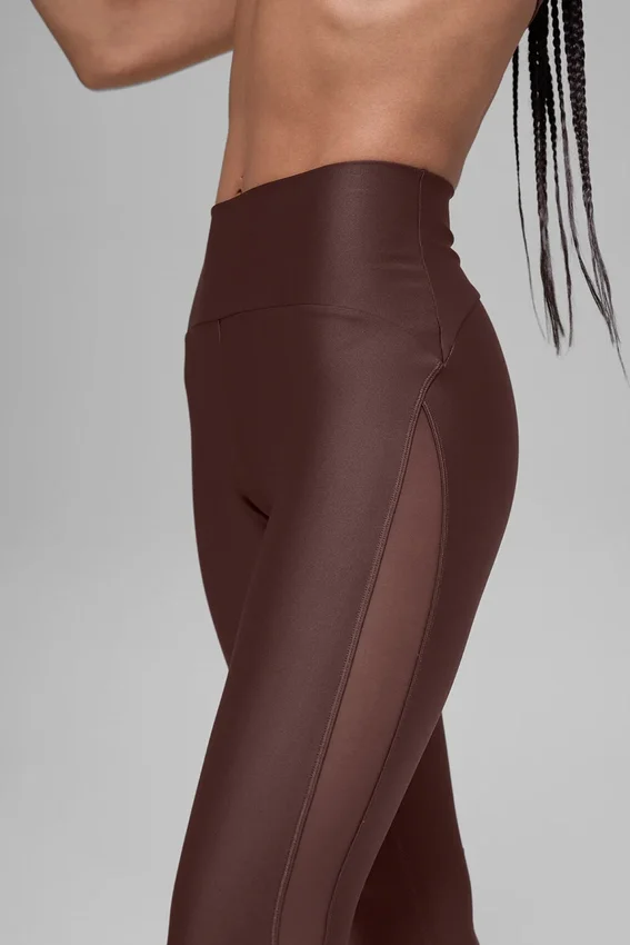 Airlift High-Waist File Infatuation Tayt - Brownstone