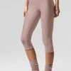 Airlift High-Waist Just Right Kapri - Taupe