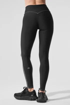 Airlift High-Waist Redefine Tayt – Siyah/Beyaz